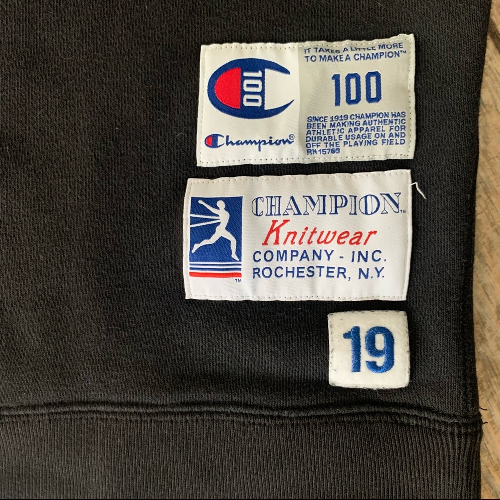 Champion 100th Anniversary Front Patch Sweatshirt - image 3
